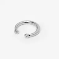 Aanbieding van Silver Thin Horseshoe Septum Nose Ring voor 4,99€ bij Claire's