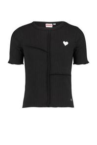 Aanbieding van -49%SaleCoolCat Juniorribgebreid T-shirt Evy CG met printopdruk zwart9.-17.99Originele prijs3 kleuren voor 9€ bij CoolCat