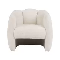 Aanbieding van Fauteuil Helsinki bouclé beige voor 299€ bij Coppelmans