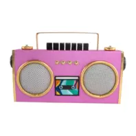 Aanbieding van Deco radio groot roze voor 29,99€ bij Coppelmans