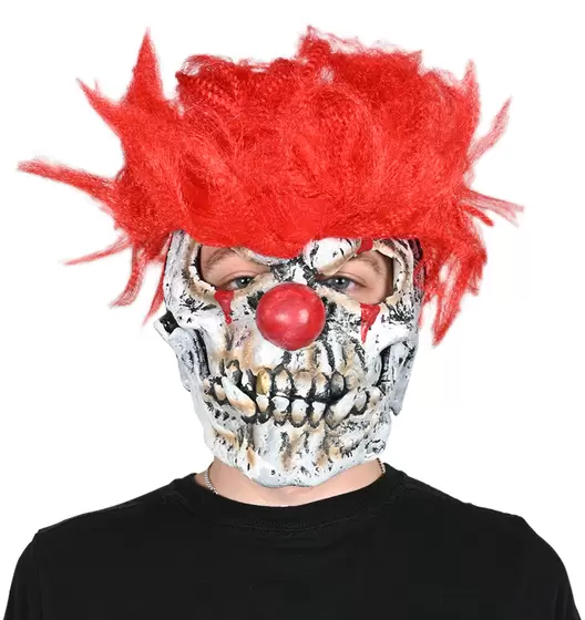 Aanbieding van Masker clown rood haar voor 6,75€ bij Van Cranenbroek