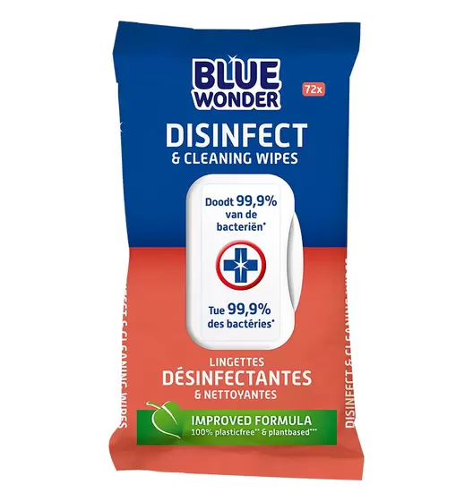 Aanbieding van Disinfect & Clean wipes voor 3,8€ bij Van Cranenbroek