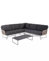 Aanbieding van Belmond loungeset 4-delig - Dali loungetafel 110 x 60 cm voor 2129€ bij Tuinmeubelland