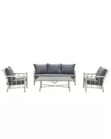 Aanbieding van Tabor loungeset 4-delig - mystic grey voor 899€ bij Tuinmeubelland