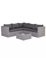 Aanbieding van Lyon loungeset 4-delig - organic grey voor 666€ bij Tuinmeubelland