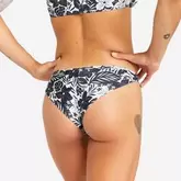 Aanbieding van Bikinibroekje voor dames tanga Lulu borneo zwart voor 3,99€ bij Decathlon