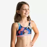 Aanbieding van Bikinitop voor zwemmen Vega Ama blauw voor 1,99€ bij Decathlon