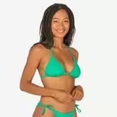 Aanbieding van Bikinitop voor dames Mae groen triangel voor 3,99€ bij Decathlon