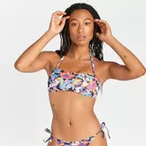 Aanbieding van Bikinitop voor dames bandeau Laura bibi roze voor 4,99€ bij Decathlon