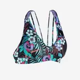 Aanbieding van Bikinitop voor meisjes 900 Lily paars turquoise voor 5,99€ bij Decathlon