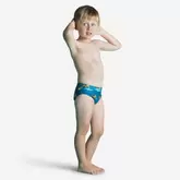 Aanbieding van Zwemslip voor peuters en kleuters blauw met tijgerprint voor 5,99€ bij Decathlon