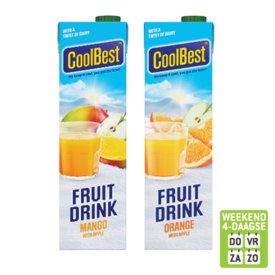 Aanbieding van Coolbest Fruitdrink voor 1,99€ bij Dekamarkt