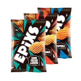 Aanbieding van Epixs Chips voor 0,99€ bij Dekamarkt