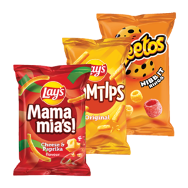 Aanbieding van Mama Mia's, Pomtips, Ringlings of Cheetos voor 2,99€ bij Dekamarkt