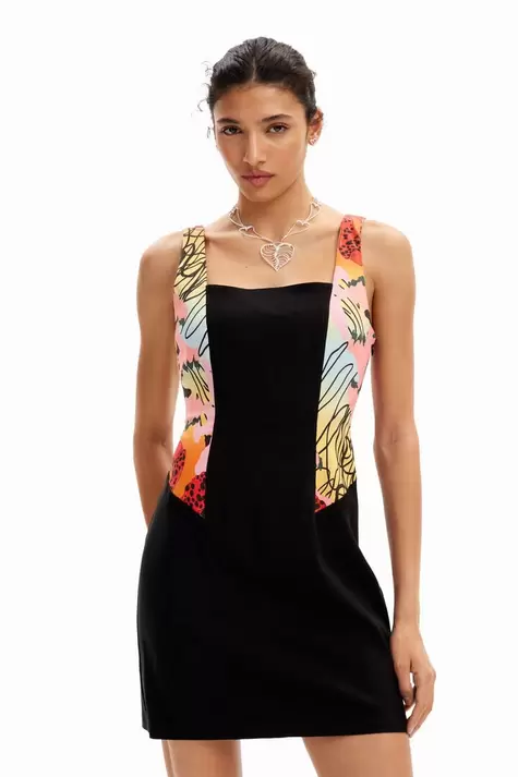 Aanbieding van New collection Mini-jurk orchideeën M. Christian Lacroix voor 119€ bij Desigual