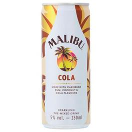 Aanbieding van Malibu Cola 25 cl voor 1,99€ bij Dirck III
