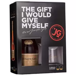 Aanbieding van Joseph Guy V.S. Cognac + 2 Glazen 70 cl voor 27,99€ bij Dirck III