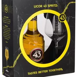 Aanbieding van Licor 43 + Spritz glas 70 cl voor 22,99€ bij Dirck III