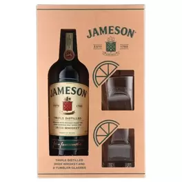 Aanbieding van Jameson Whiskey geschenkverpakking 70 cl voor 26,99€ bij Dirck III