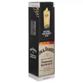 Aanbieding van Jack Daniel's Honey met origineel glas 70 cl voor 28,49€ bij Dirck III