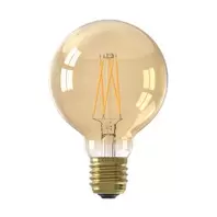 Aanbieding van Calex LED volglas LangFilament Globelamp 220-240V 3.5W 250lm E27 G80, Goud 2100K Dimbaar voor 9,34€ bij Trendhopper