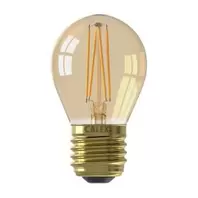 Aanbieding van Calex LED volglas Filament Kogellamp 220-240V 3,5W 250lm E27 P45, Goud 2100K CRI80 Dimbaar voor 5,09€ bij Trendhopper