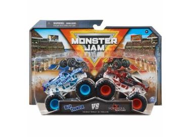 Aanbieding van Monster Jam 1:64 2-pack - Racing Stripes vs Rainbow Blast voor 9,74€ bij ToyChamp