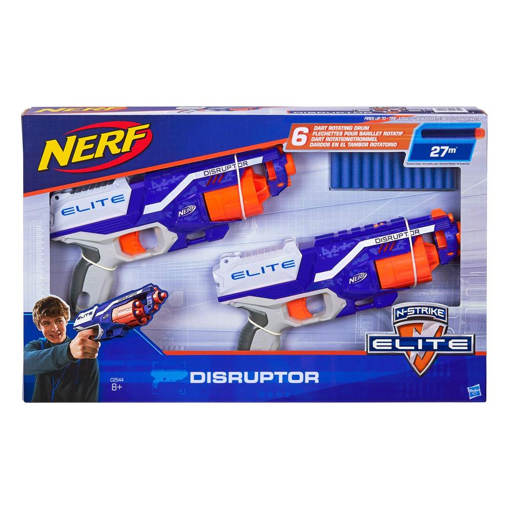 Aanbieding van Nerf N-Strike Disruptor Duopack voor 24,98€ bij Top1Toys
