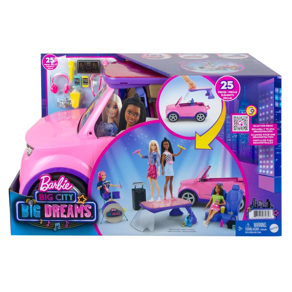 Aanbieding van Barbie Big City Big Dreams Vehicle voor 24,98€ bij Top1Toys