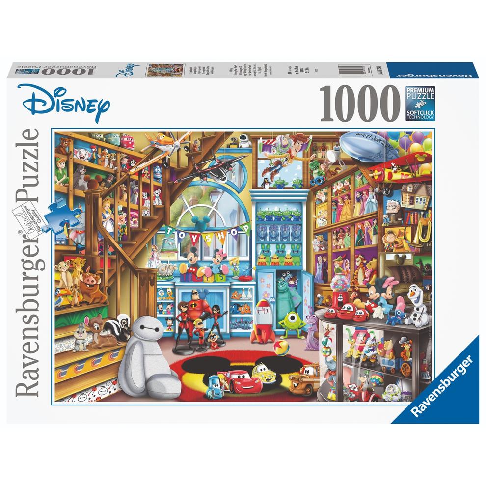 Aanbieding van Ravensburger puzzel Disney Speelgoedwinkel  1000 Stukjes voor 19,99€ bij Top1Toys