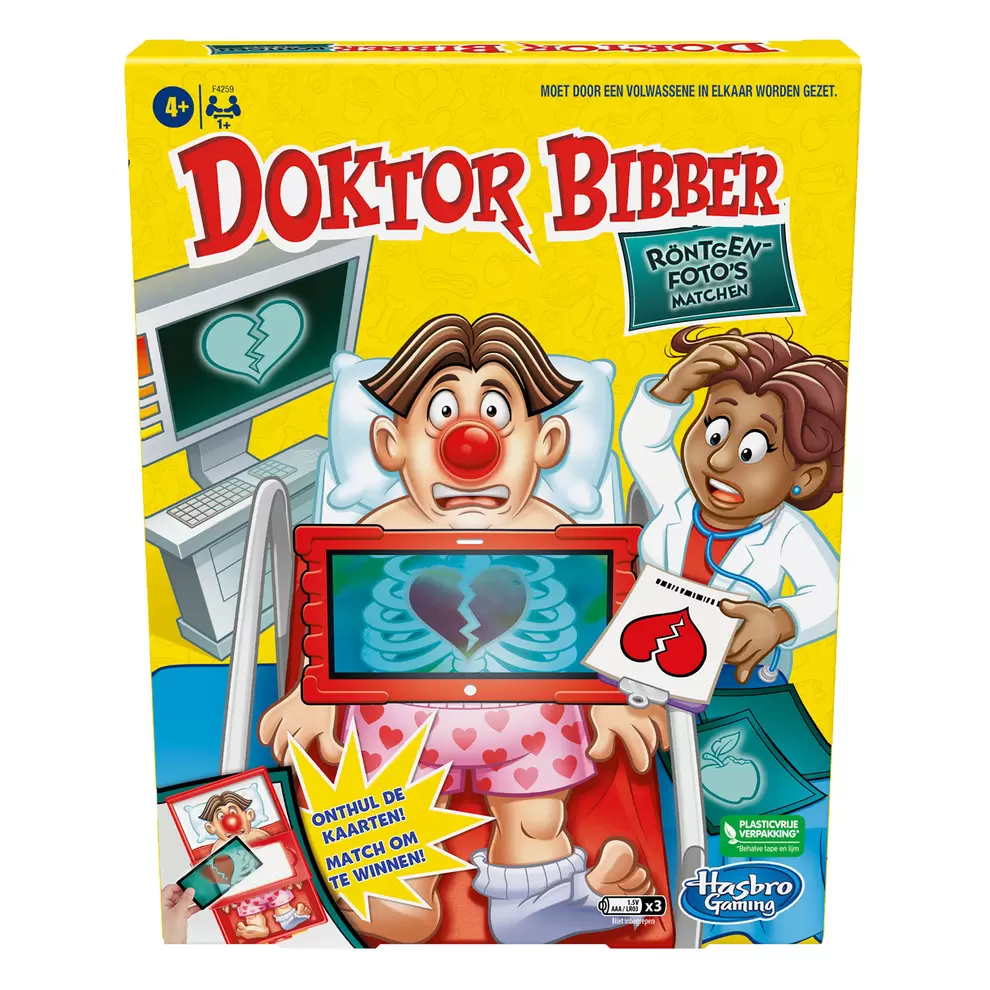 Aanbieding van Dokter Bibber Operation X-Ray NL - Kinderspel voor 14,98€ bij Top1Toys