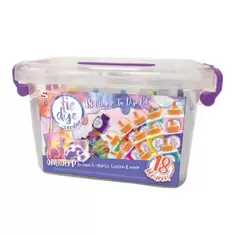 Aanbieding van Tie Dye Koffer 18 Flesjes Knutselset voor 10€ bij Top1Toys