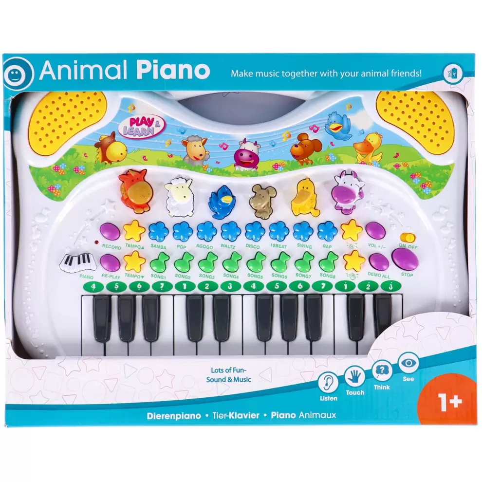 Aanbieding van Dieren Piano Met Opneem Functie voor 19,99€ bij Top1Toys