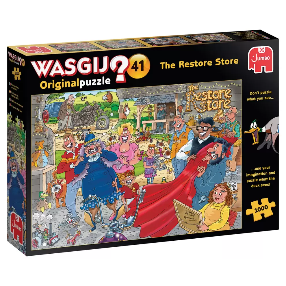 Aanbieding van Puzzel Wasgij Original 41 Restore Store 1000Stukjes voor 12,98€ bij Top1Toys