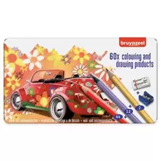 Aanbieding van Kleurpotloden In Blik Bruynzeel Kever 60 Stuks voor 19,99€ bij Top1Toys