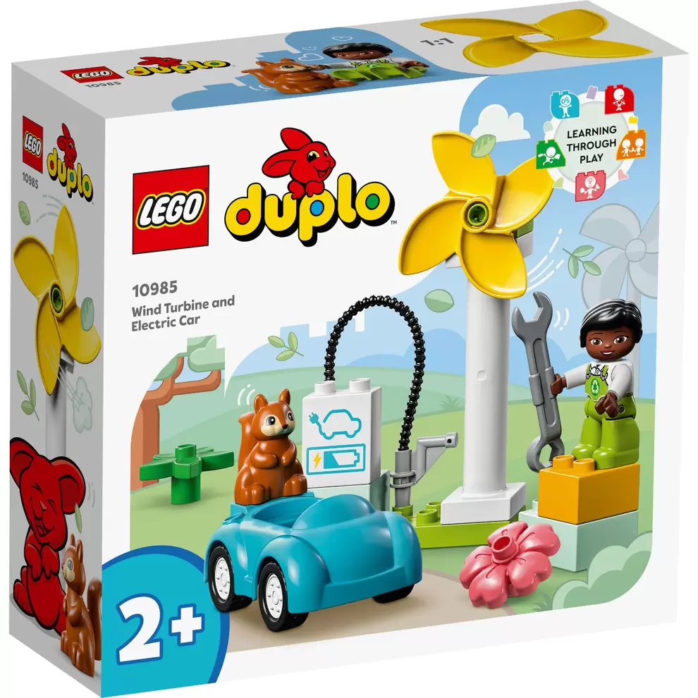 Aanbieding van LEGO 10985 DUPLO Windmolen en elektrische auto voor 9,99€ bij Top1Toys