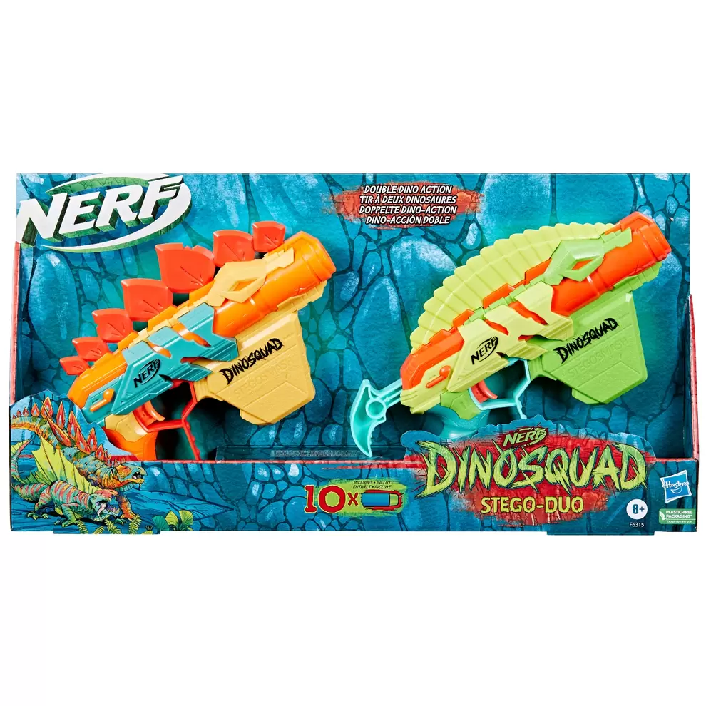 Aanbieding van Nerf Dinosquad Stego Duo Pack voor 17,98€ bij Top1Toys