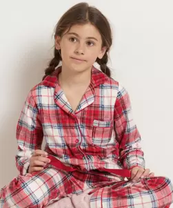 Aanbieding van Zachte flanel pyjama set voor 19,99€ bij Ter Stal