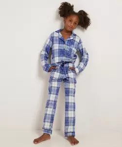 Aanbieding van Zachte flanel pyjama set voor 19,99€ bij Ter Stal