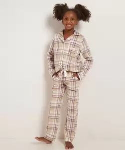 Aanbieding van Zachte flanel pyjama set voor 19,99€ bij Ter Stal