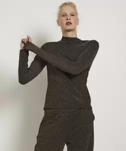 Aanbieding van Glitter top met turtleneck voor 19,99€ bij Ter Stal