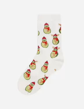 Aanbieding van Sokken - Kerst - wit voor 2,99€ bij Takko fashion