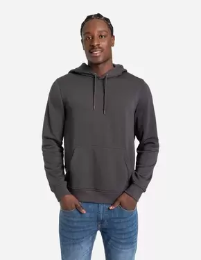 Aanbieding van Hoodie - Regular fit - donkergrijs voor 12,99€ bij Takko fashion