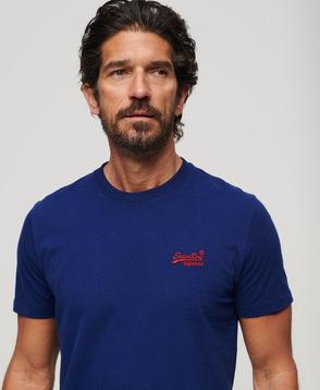 Aanbieding van Essential T-shirt van biologisch katoen met logo voor 29,99€ bij Superdry