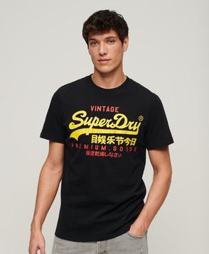 Aanbieding van Vintage Logo Duo T-shirt voor 39,99€ bij Superdry