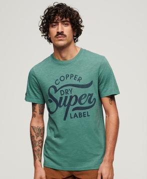 Aanbieding van Copper Label T-shirt met tekst voor 30,14€ bij Superdry
