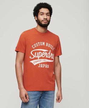 Aanbieding van Copper Label T-shirt met tekst voor 44,99€ bij Superdry