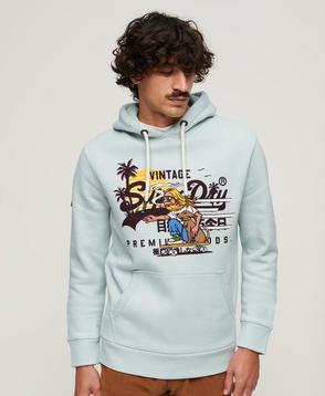 Aanbieding van LA Graphic hoodie voor 89,99€ bij Superdry