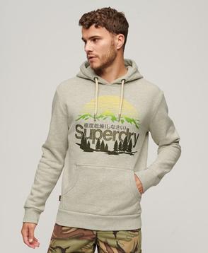 Aanbieding van Great Outdoors hoodie met logo voor 45€ bij Superdry