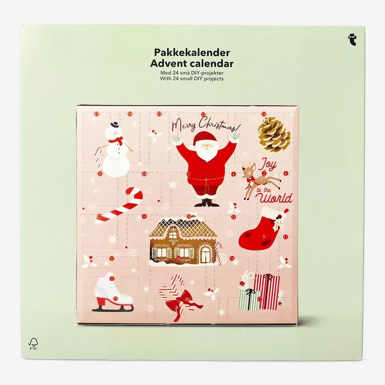 Aanbieding van Advent Kalender met 24 kleine DIY Projecten voor 12€ bij Flying Tiger